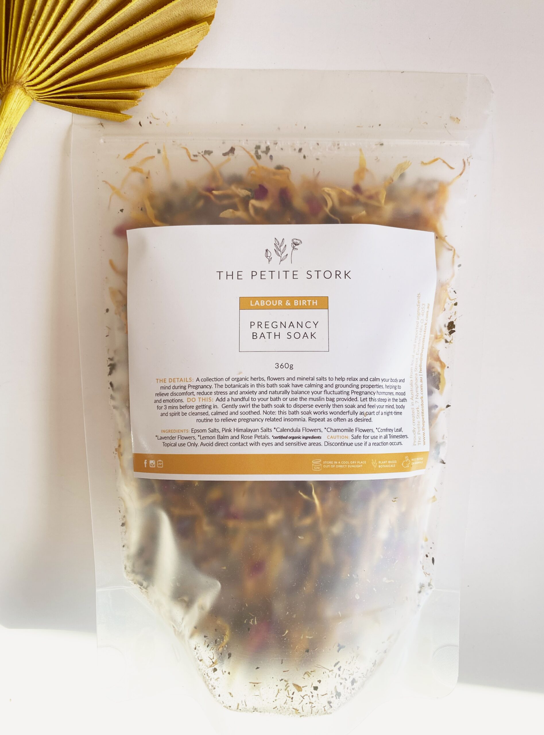 Pregnancy Bath Soak The Petite Stork